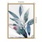 Indigo Sprig II (Leaves) by Isabelle Z Canvas Wall Art Print Framed